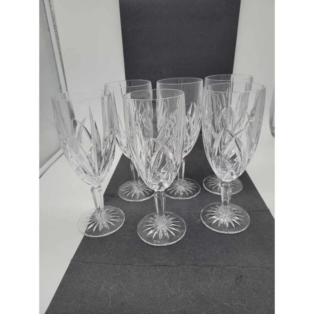 Marquis by WATERFORD Brookside Iced Beverage Glasses Crystal Water Tea Set Of 6